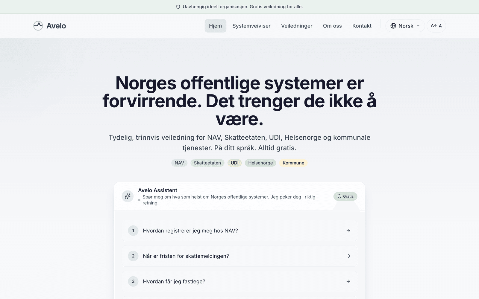 Avelo screenshot