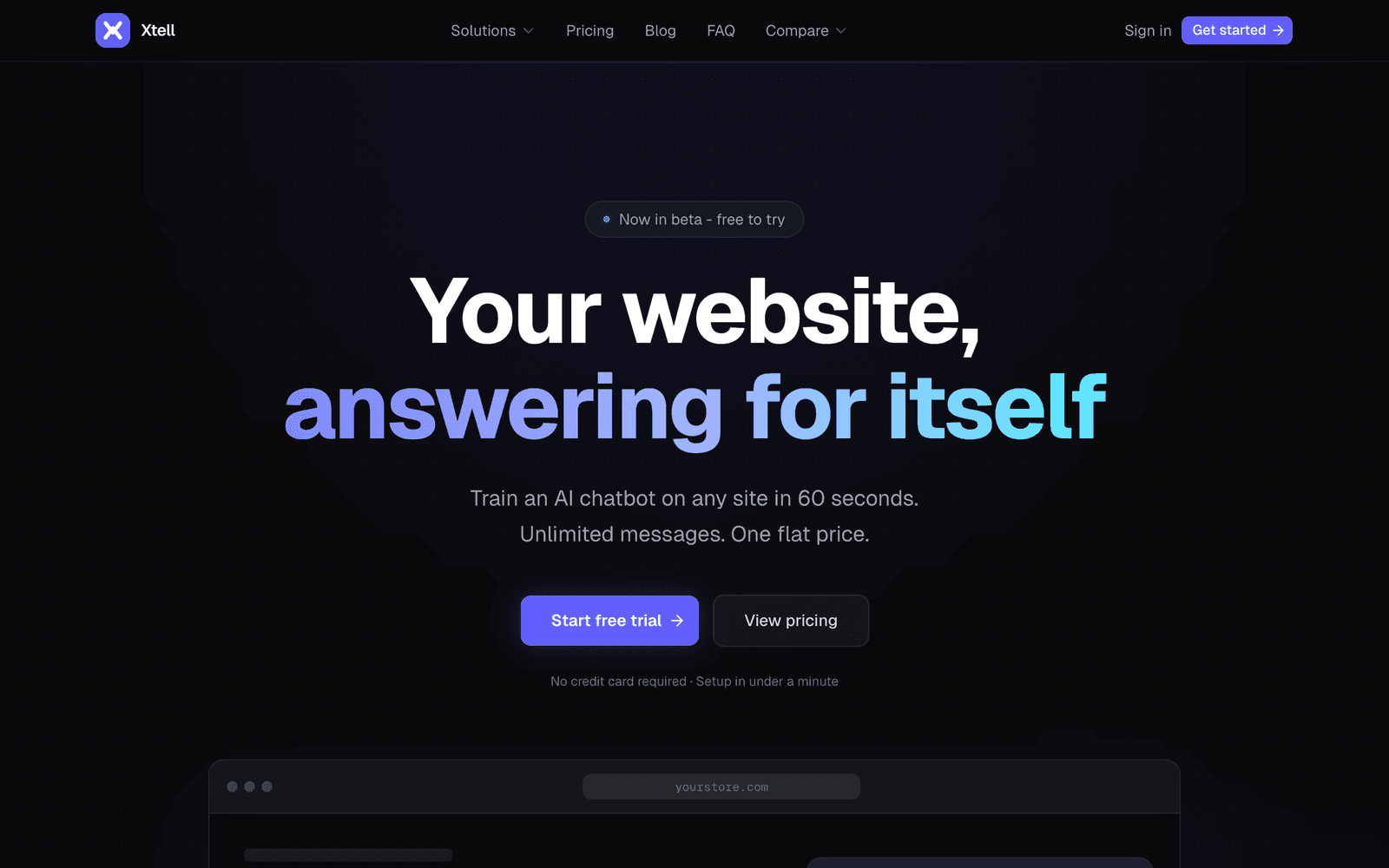 Xtell screenshot